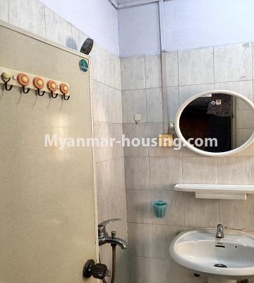 Myanmar real estate - for rent property - No.1125 - Furnished 3BHK condominium room for rent in Hlaing! - bathroom view