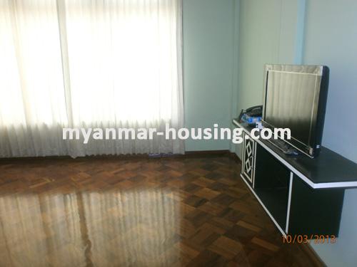 Myanmar real estate - for rent property - No.1202 - The best twin condo for rent now! - View of the room.