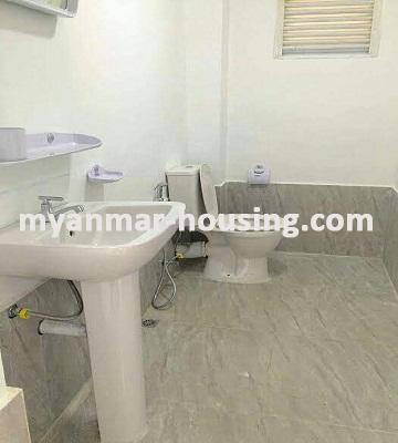 မြန်မာအိမ်ခြံမြေ - ငှားရန် property - No.1210 - တိုက်သစ်လိုချင်သူများအတွက် အခန်းဌားရန် ရှိသည်။View of Toilet