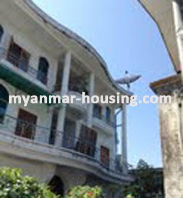 缅甸房地产 - 出租物件 - No.1221 - Good  apartment  for rent  in  Bahan ! - View of the building.