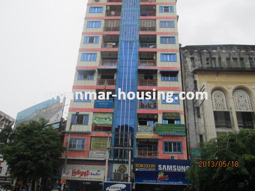 Myanmar real estate - for rent property - No.1244 - Good Condominium for rent in  Kyauktada  ! - View of the building.
