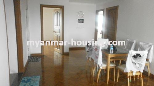 Myanmar real estate - for rent property - No.1245 - Nice condo with fully furnished is available now! - View of the inside.
