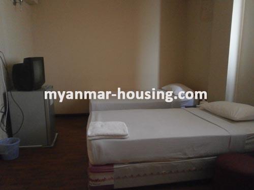 မြန်မာအိမ်ခြံမြေ - ငှားရန် property - No.1306 - ဟော်တယ်လ််ဖွင့်ရန်အကောင်းဆုံး လုံးချင်းဖြစ်ပါသည်။View of the bed room