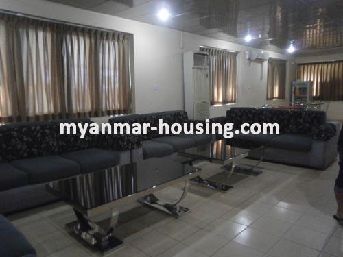 Myanmar real estate - for rent property - No.1306 - Nice  landed  house  suitable  for   Hotel ! - View of the living room