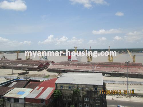 Myanmar real estate - for rent property - No.1308 - Nice  Condo  suitable for doing business  ! - view of the river view