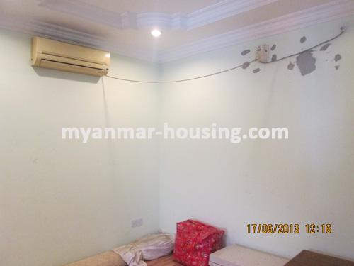 Myanmar real estate - for rent property - No.1309 - Good decoration in Latha for rent ! - view of the bathroom.