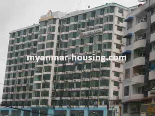 Myanmar real estate - for rent property - No.1330 - Nice  location for doing   business ! - View of the building.
