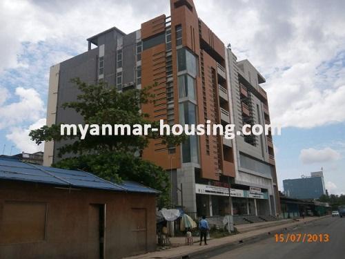 မြန်မာအိမ်ခြံမြေ - ငှားရန် property - No.1358 - N/AIn front view of the building.