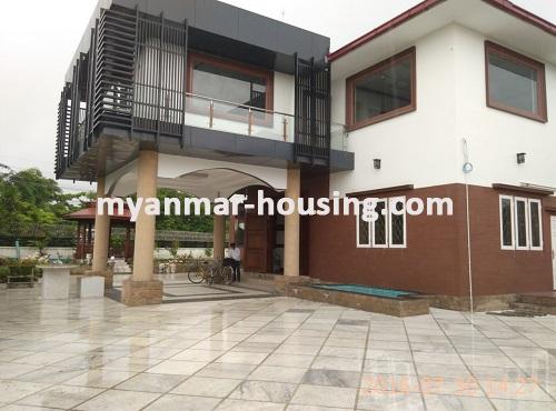 Myanmar real estate - for rent property - No.1464 - Those who are willing to stay in the better house in FMI for rent is available now! - View of the building.
