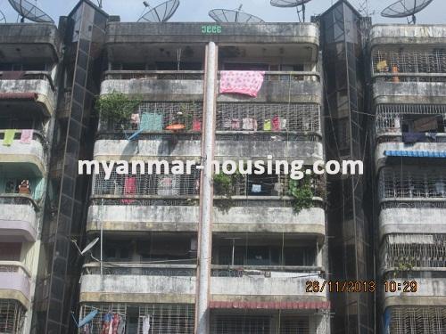 Myanmar real estate - for rent property - No.1676 - Nice location for rent in Kyaukdadar Township. - View of the infront.