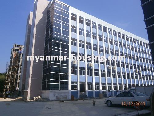 缅甸房地产 - 出租物件 - No.1742 - Office for rent in MICT Park! - View of the building.