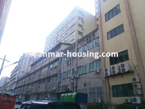 Myanmar real estate - for rent property - No.1751 - Asia plaza for office is available! - View of the building.