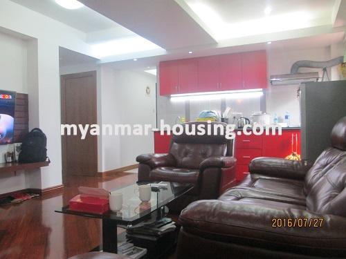 Myanmar real estate - for rent property - No.1781 - Well decorated pent house for rent is available in the downtown. - 