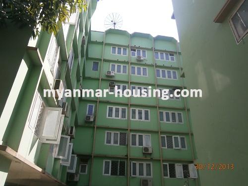 缅甸房地产 - 出租物件 - No.1789 - Condo near cinema in Dagon! - View of the building.