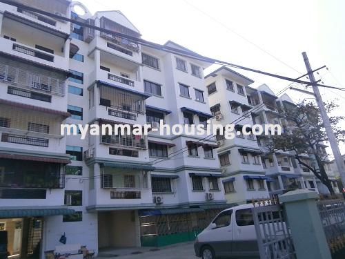 缅甸房地产 - 出租物件 - No.1794 - An apartment near hotel is available! - View of the building.