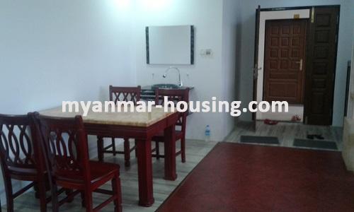 Myanmar real estate - for rent property - No.1840 - An apartment for rent with Shwe Dagon view, in Sin Min Condominium. - 