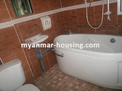 缅甸房地产 - 出租物件 - No.1885 - Fully Furnished Room located in University Avenue- Bahan Township! - View of the wash room.