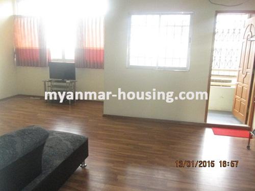 Myanmar real estate - for rent property - No.1903 - Beautiful condo with fully furnished and wifi! - Living room and Verandah
