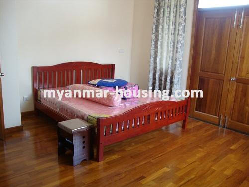 Myanmar real estate - for rent property - No.1922 - Beautify Landed House with green grass Big Compound for rent is available in FMI City. - View of the Bed room