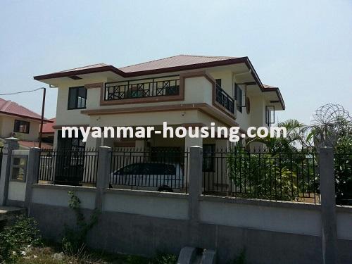ミャンマー不動産 - 賃貸物件 - No.2012 - Landed House for rent in Thanlyin Township. - View of the building