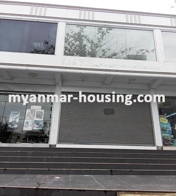 Myanmar real estate - for rent property - No.2070 - Best ground floor and first floor for shop for rent on Shwe Gone Daing Road. - 