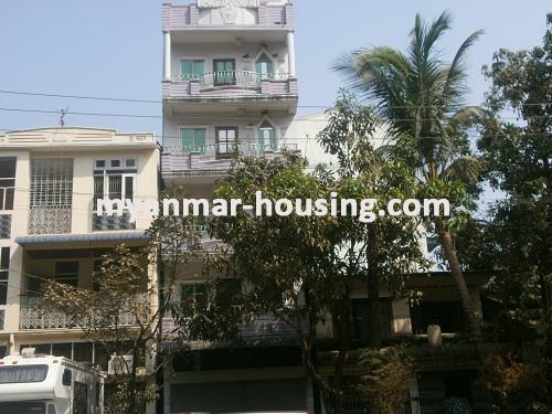 Myanmar real estate - for rent property - No.2072 - High landed house for rent in Mingalar Taung Nyunt! - View of the house.