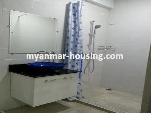 Myanmar real estate - for rent property - No.2084 - Luxulrious Condo for rent in Tarmway! - View of the wash room.