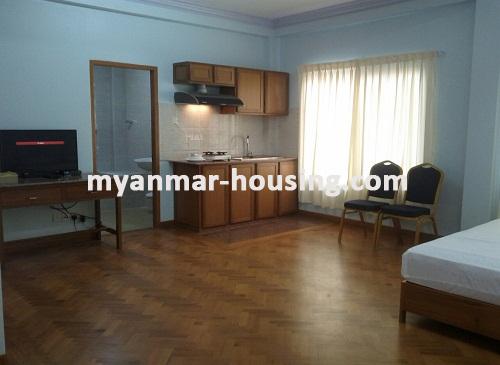 Myanmar real estate - for rent property - No.2142 - An available Landed house for rent in Mayangone. - view of the master bedroom