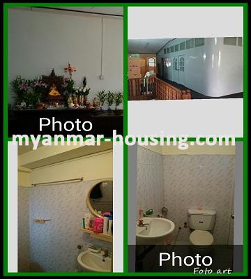 မြန်မာအိမ်ခြံမြေ - ငှားရန် property - No.2188 - လှည်းတန်းအနီးတွင်ဈေးနှုန်းသက်သာသည့်လုံးချင်းတစ်လုံးငှားရန်ရှိသည်။