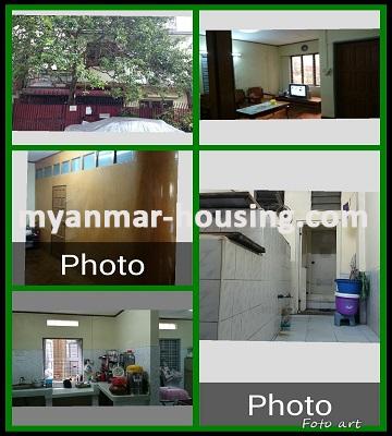 မြန်မာအိမ်ခြံမြေ - ငှားရန် property - No.2188 - လှည်းတန်းအနီးတွင်ဈေးနှုန်းသက်သာသည့်လုံးချင်းတစ်လုံးငှားရန်ရှိသည်။