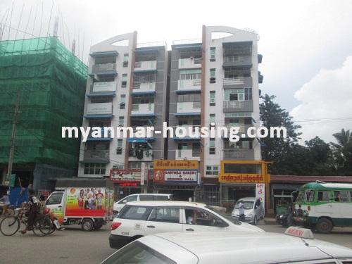 Myanmar real estate - for rent property - No.2192 -  Nice apartment for rent with reasonable price in Tin Gan Gyun Township. - View of the building