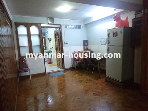 缅甸房地产 - 出租物件 - No.2206 - The Room for office or living in Lanmadaw! - dinnaing room view 