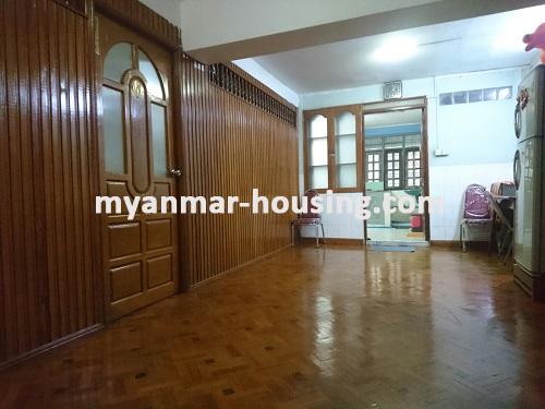 缅甸房地产 - 出租物件 - No.2206 - The Room for office or living in Lanmadaw! - Living room view