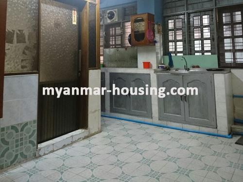 缅甸房地产 - 出租物件 - No.2206 - The Room for office or living in Lanmadaw! - Kitchen view