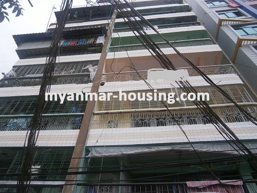 缅甸房地产 - 出租物件 - No.2214 - Fair price for rent in Pazundaung! - Close view of the building.