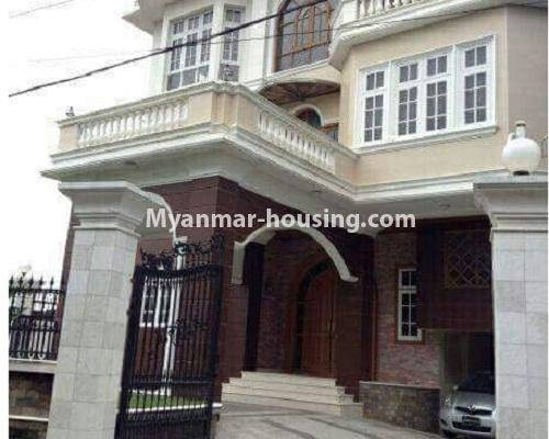 Myanmar real estate - for rent property - No.2228 - Excellent  three stroeys building with Shwedagon Pagoda  View! - house view