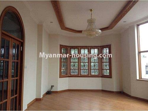 Myanmar real estate - for rent property - No.2228 - Excellent  three stroeys building with Shwedagon Pagoda  View! - bedroom 1