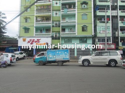 Myanmar real estate - for rent property - No.2296 - Nice apartment for rent in Tin Gann Gyun Township. - View of  the building