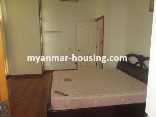 Myanmar real estate - for rent property - No.2310 - A good Landed house on the Inya Myaing Main Road on rent is available now! - View of the Bed room