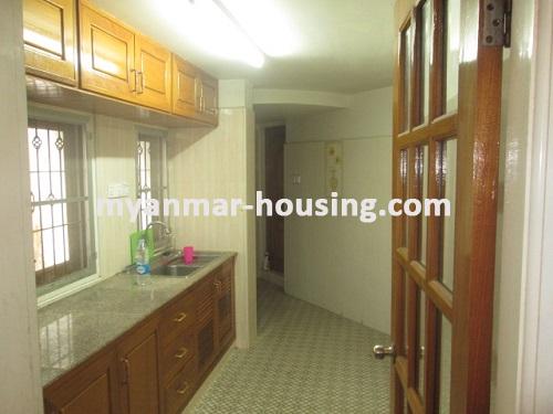 Myanmar real estate - for rent property - No.2310 - A good Landed house on the Inya Myaing Main Road on rent is available now! - View of the Kitchen room