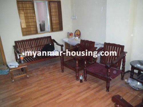 缅甸房地产 - 出租物件 - No.2365 - House for rent in Thin Gann Gyun! - View of the living room.
