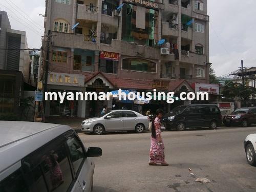 Myanmar real estate - for rent property - No.2387 - An apartment near park royal hotel in Dagon! - View of the infront.