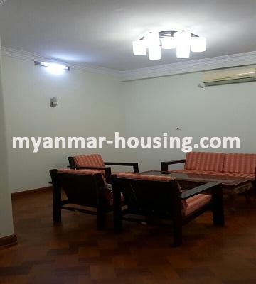 မြန်မာအိမ်ခြံမြေ - ငှားရန် property - No.2437 - ၈မိုင်တွင် လုံးချင်းတစ်လုံးငှားရန်ရှိသည်။ - View of the Living room