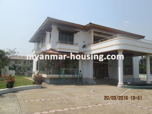 မြန်မာအိမ်ခြံမြေ - ငှားရန် property - No.2456 - N/AView of the house.