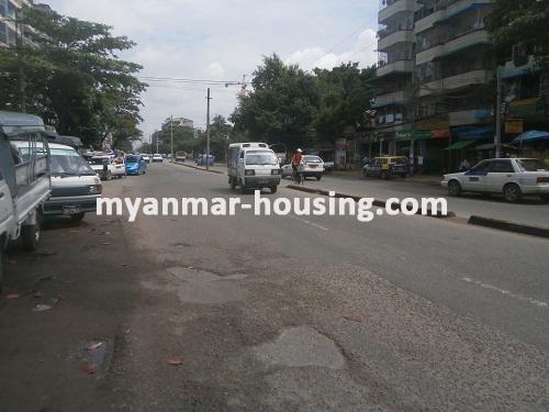 Myanmar real estate - for rent property - No.2502 - Where you can find a wide hall type apartment! - View of the dinning room.