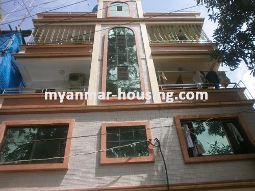 缅甸房地产 - 出租物件 - No.2568 - Fully furnished apartment for rent - Sanchaung Township! - view of the building