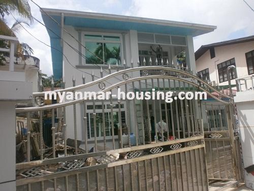 မြန်မာအိမ်ခြံမြေ - ငှားရန် property - No.2573 - Newly renovated house - Bahan area! - view of the building