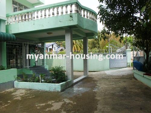 Myanmar real estate - for rent property - No.2619 - Spacious 3 storey-building - Mayangone Township! - view of the building