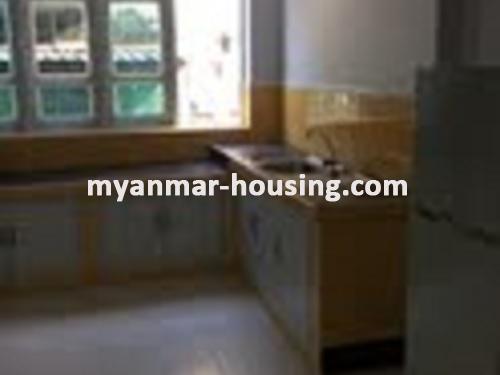 缅甸房地产 - 出租物件 - No.2636 - A nice condo for rent Bahan! - View of the kitchen room.