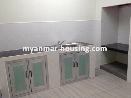 缅甸房地产 - 出租物件 - No.2644 - Landed house being able to run as an office in Bahan! - the view of the kitchen